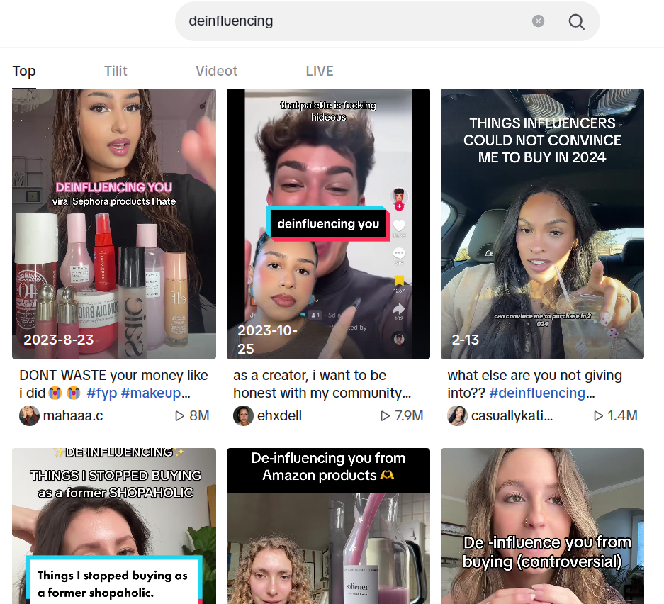 deinfluencer trend is something you should be aware of
